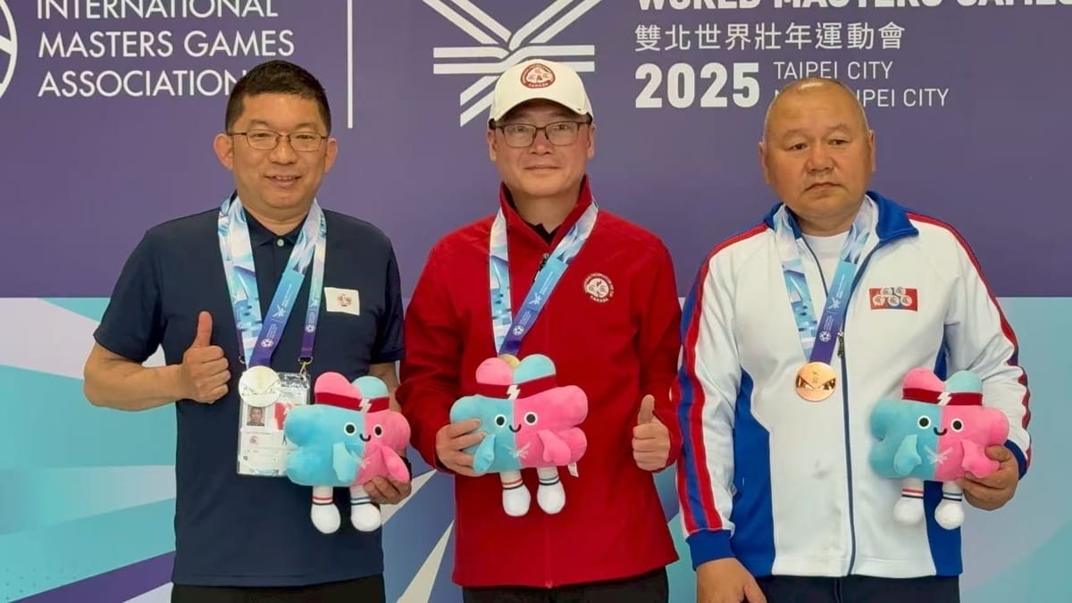 Gold for WIPL’s Tony Zhang at the World Masters Games 2025