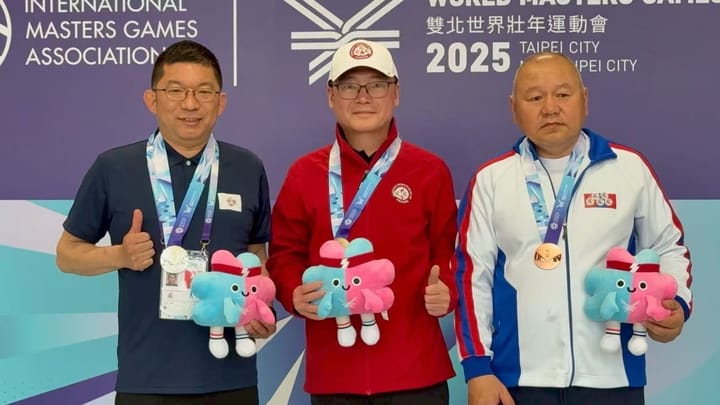 Gold for WIPL’s Tony Zhang at the World Masters Games 2025